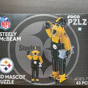 NFL 3D Puzzle Pittsburgh Steelers mascot Steely McBeam